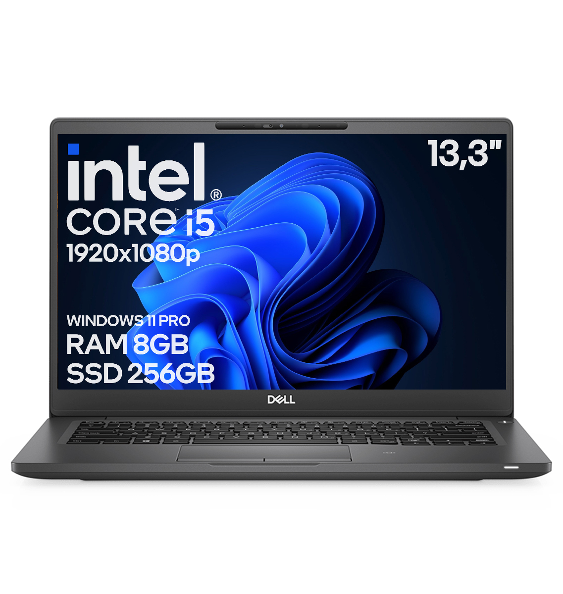 13" DELL Latitude 7300 i5 8GEN 8GB 256SSD A-