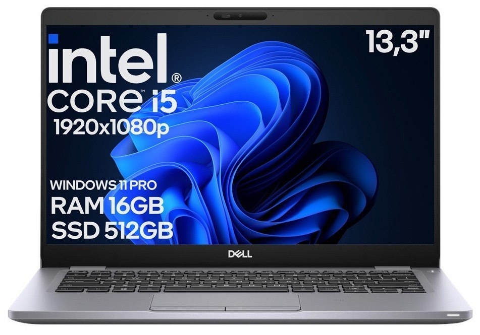 13" Dell 5310 Core i5 10GEN 16GB 512SSD A-
