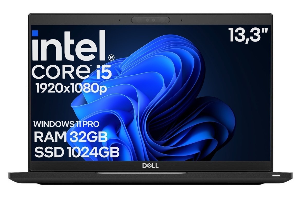 13" DELL Latitude 7390 i5 8GEN 32GB 512SSD A-