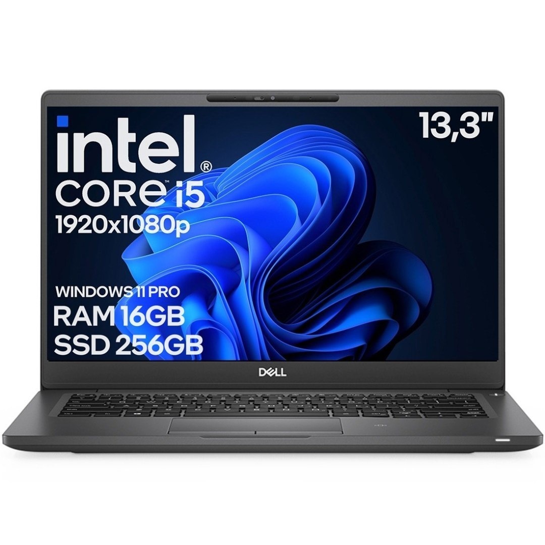 13" DELL Latitude 7300 i5 8GEN 16GB 256SSD A-