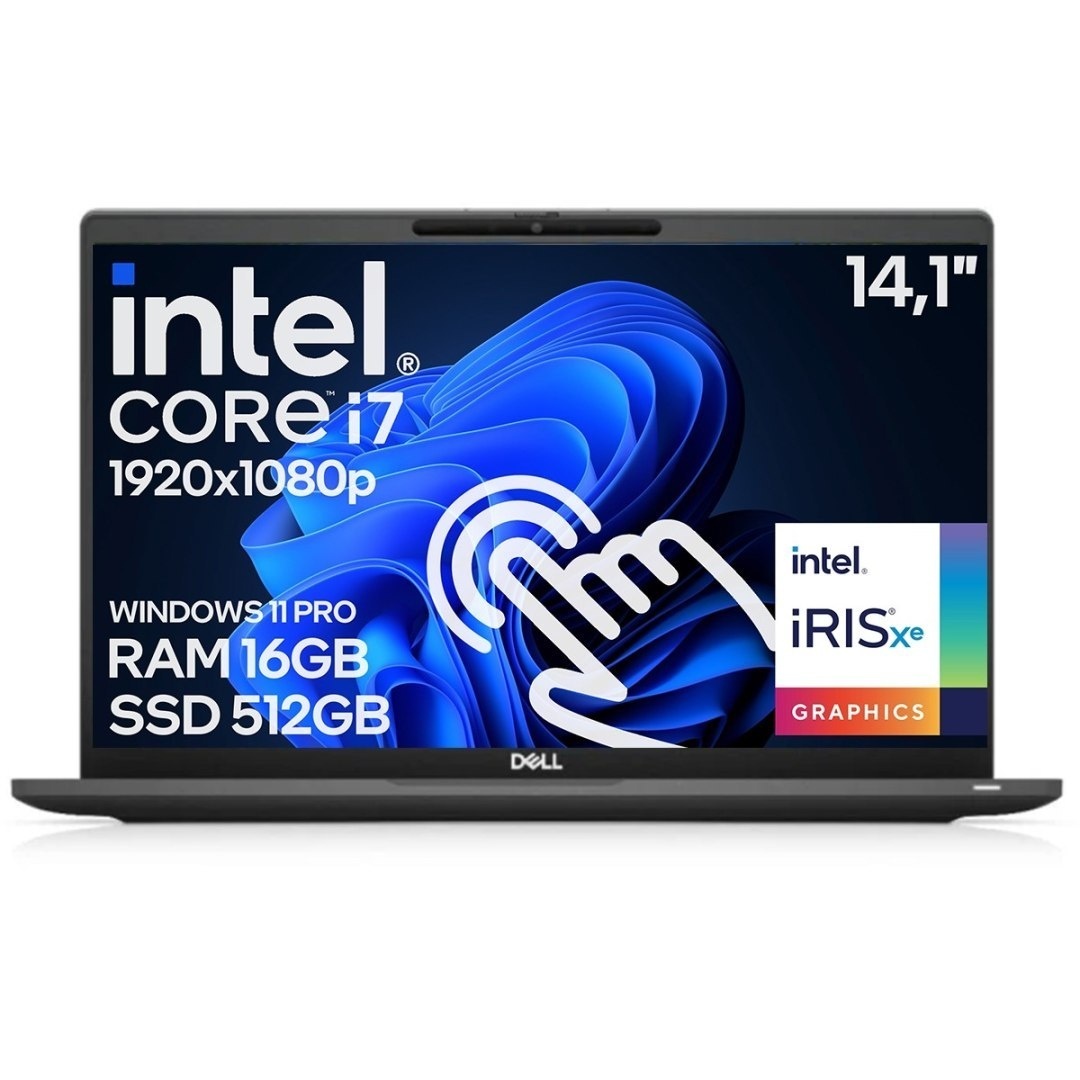 14" Dell 7420 Core i7 11GEN Iris 16GB 512SSD A T