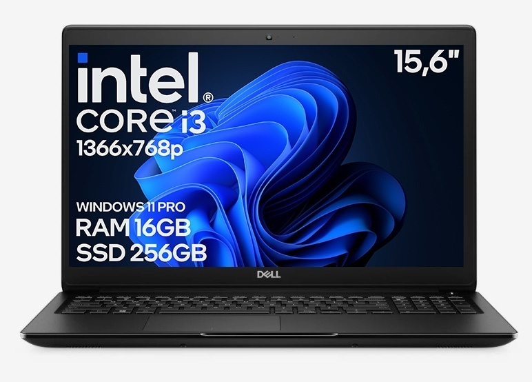 15" Dell 3500 Core i3 8GEN 16GB 256SSD A
