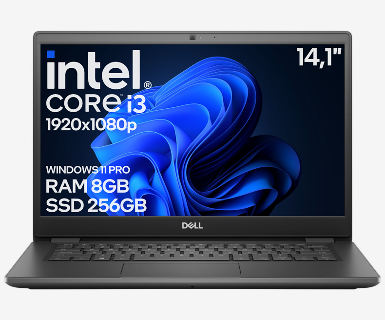 14" Dell Latitude 3410 Core i3 10GEN 8GB 256SSD A