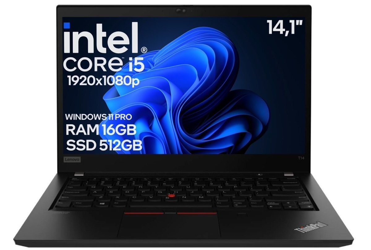 Laptop Lenovo ThinkPad T14 GEN1 Core i5 10GEN 16GB 512SSD Win11 A