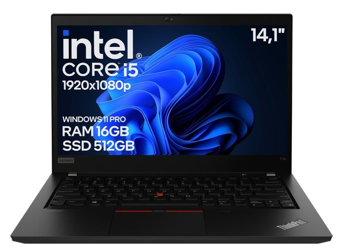 Laptop Lenovo ThinkPad T14 GEN1 i5 10GEN 16GB 512SSD Win11 A-