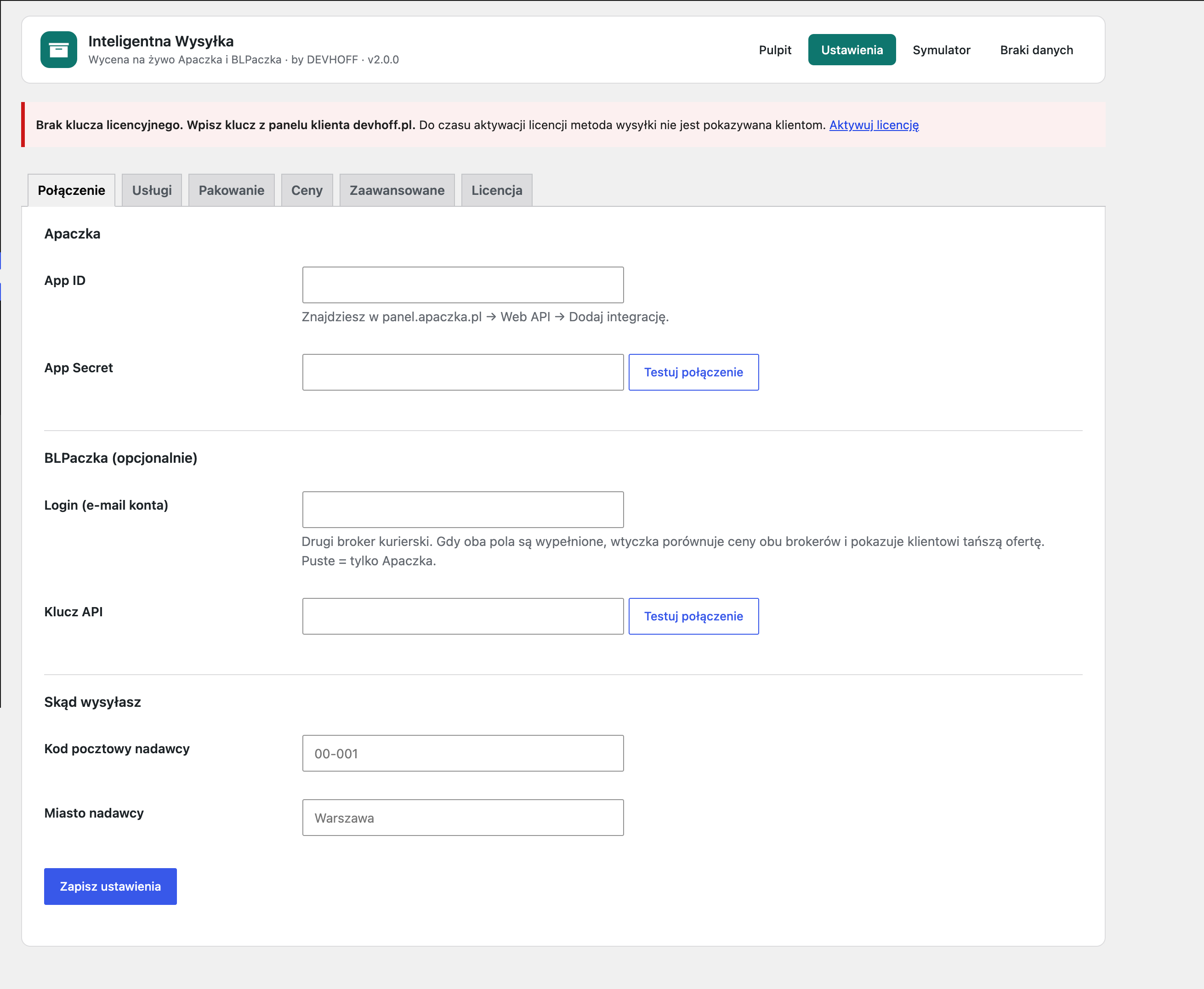 Inteligentna Wycena Wysyłki WooCommerce — zdjęcie 4